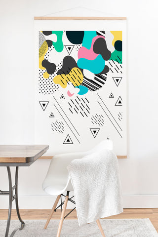 Marta Barragan Camarasa Abstract shapes Art Print And Hanger