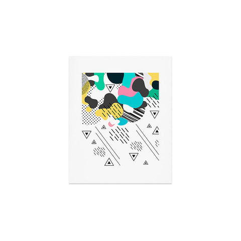 Marta Barragan Camarasa Abstract shapes Art Print