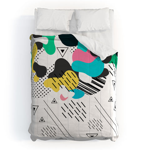 Marta Barragan Camarasa Abstract shapes Comforter