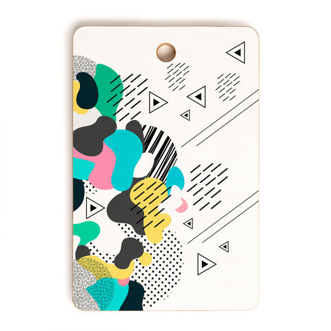 Marta Barragan Camarasa Abstract shapes Cutting Board Rectangle