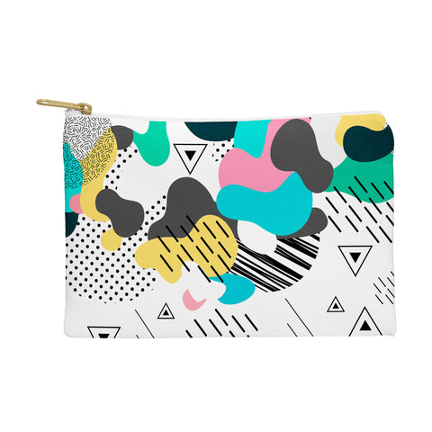 Marta Barragan Camarasa Abstract shapes Pouch