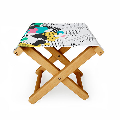Marta Barragan Camarasa Abstract shapes Folding Stool