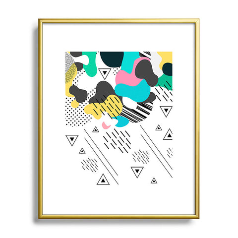Marta Barragan Camarasa Abstract shapes Metal Framed Art Print