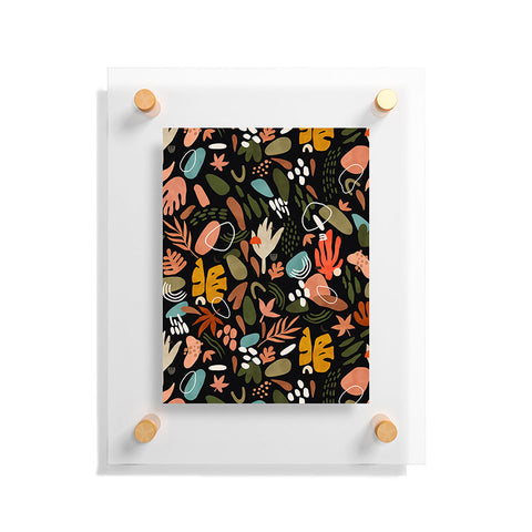 Marta Barragan Camarasa Abstract shapes of dark modern Floating Acrylic Print