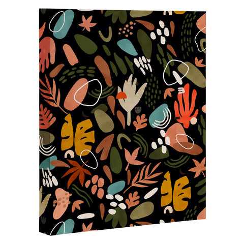 Marta Barragan Camarasa Abstract shapes of dark modern Art Canvas