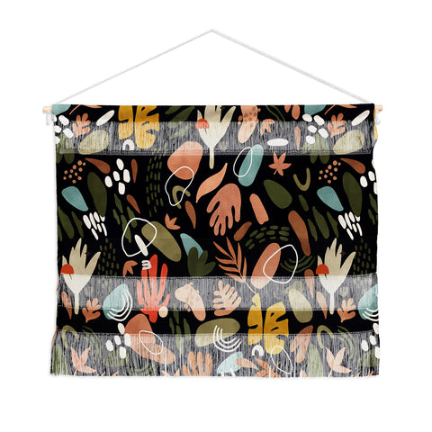 Marta Barragan Camarasa Abstract shapes of dark modern Wall Hanging Landscape