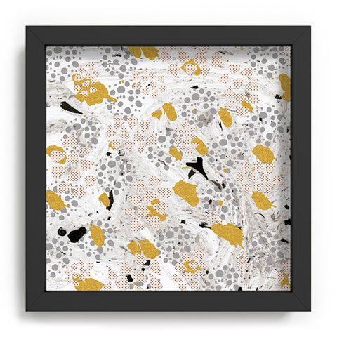 Marta Barragan Camarasa Abstract shapes of textures and marble Recessed Framing Square