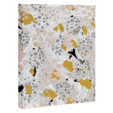 Marta Barragan Camarasa Abstract shapes of textures and marble Art Canvas