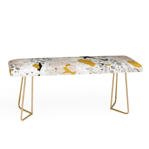 Marta Barragan Camarasa Abstract shapes of textures and marble Bench