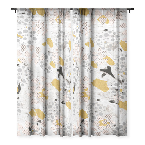 Marta Barragan Camarasa Abstract shapes of textures and marble Sheer Non Repeat