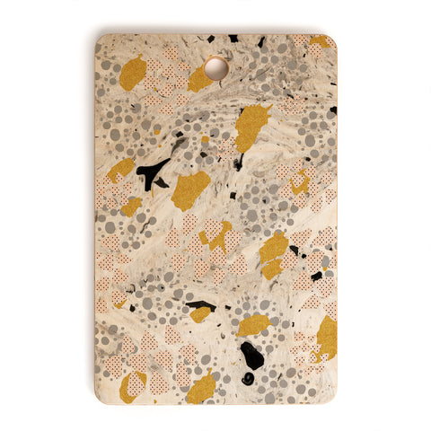 Marta Barragan Camarasa Abstract shapes of textures and marble Cutting Board Rectangle