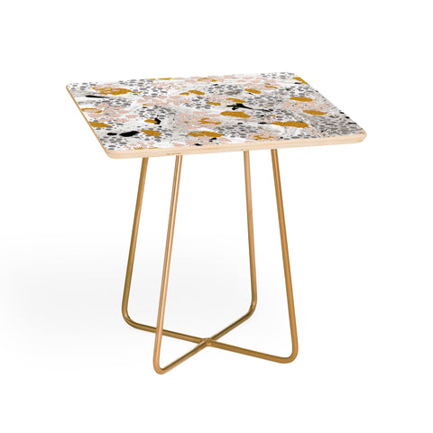 Marta Barragan Camarasa Abstract shapes of textures and marble Side Table