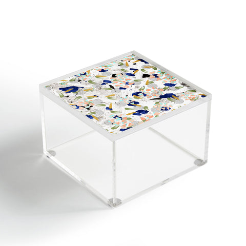 Marta Barragan Camarasa Abstract shapes of textures on marble II Acrylic Box