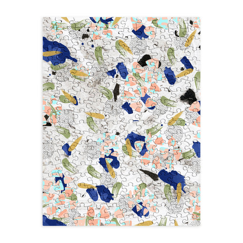 Marta Barragan Camarasa Abstract shapes of textures on marble II Puzzle