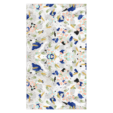 Marta Barragan Camarasa Abstract shapes of textures on marble II Tablecloth