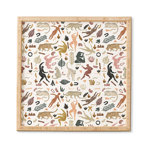 Marta Barragan Camarasa Abstract shapes of wild desert Framed Wall Art