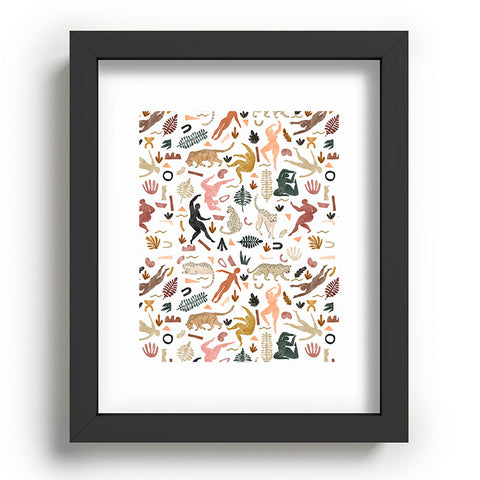 Marta Barragan Camarasa Abstract shapes of wild desert Recessed Framing Rectangle