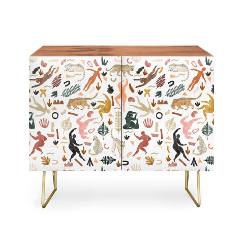 Marta Barragan Camarasa Abstract shapes of wild desert Credenza