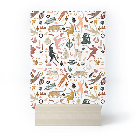 Marta Barragan Camarasa Abstract shapes of wild desert Mini Art Print