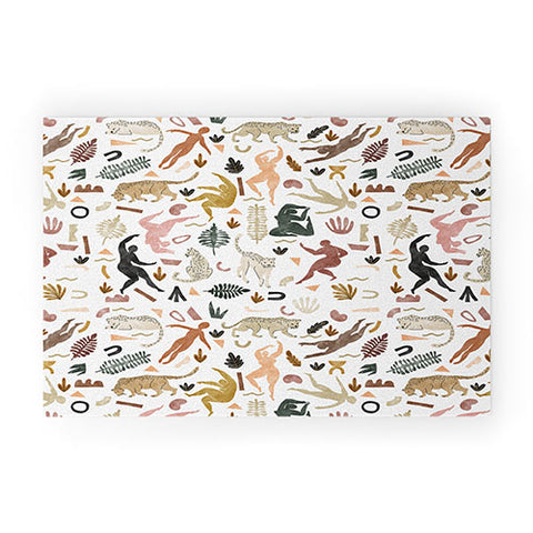 Marta Barragan Camarasa Abstract shapes of wild desert Welcome Mat