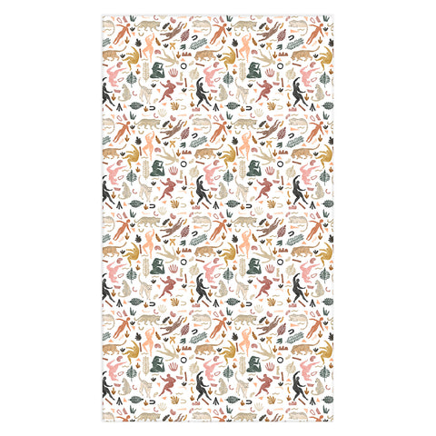 Marta Barragan Camarasa Abstract shapes of wild desert Tablecloth