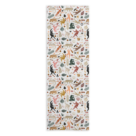 Marta Barragan Camarasa Abstract shapes of wild desert Yoga Towel