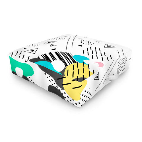 Marta Barragan Camarasa Abstract shapes Outdoor Floor Cushion