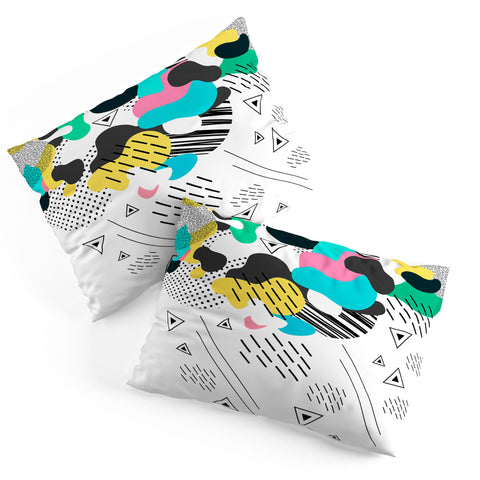 Marta Barragan Camarasa Abstract shapes Pillow Shams