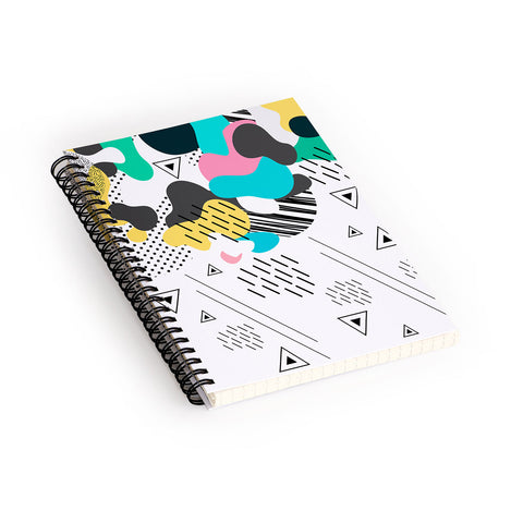 Marta Barragan Camarasa Abstract shapes Spiral Notebook