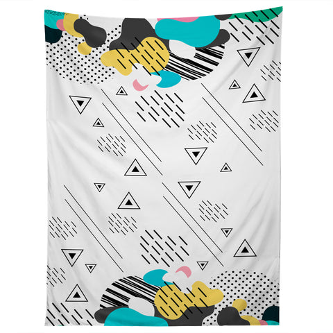 Marta Barragan Camarasa Abstract shapes Tapestry