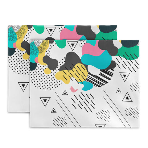 Marta Barragan Camarasa Abstract shapes Placemat