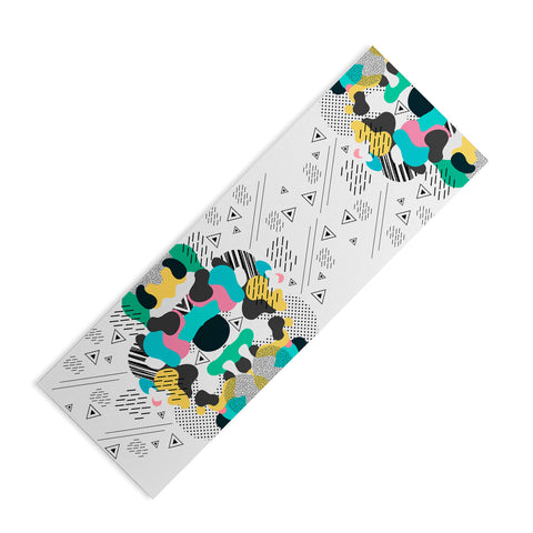 Marta Barragan Camarasa Abstract shapes Yoga Mat