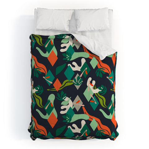 Marta Barragan Camarasa Abstract simple drawing 01 Comforter
