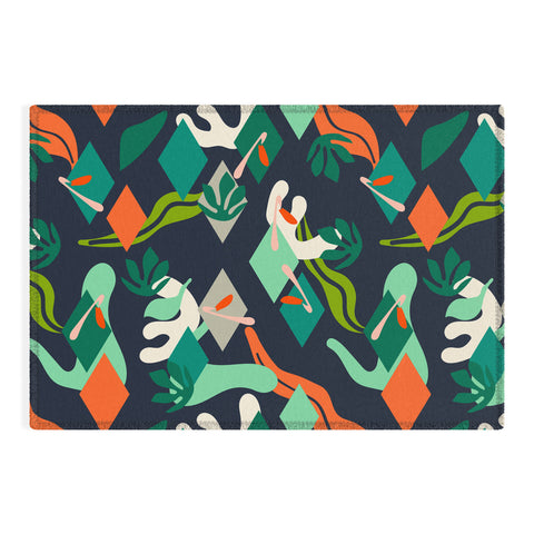 Marta Barragan Camarasa Abstract simple drawing 01 Outdoor Rug