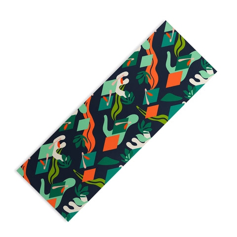 Marta Barragan Camarasa Abstract simple drawing 01 Yoga Mat