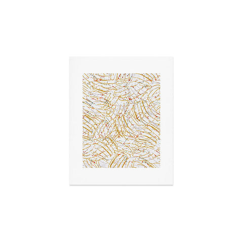 Marta Barragan Camarasa Abstract strokes Art Print