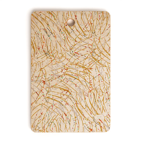 Marta Barragan Camarasa Abstract strokes Cutting Board Rectangle