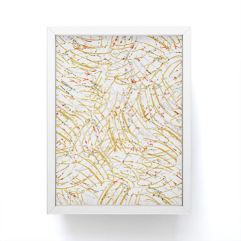 Marta Barragan Camarasa Abstract strokes Framed Mini Art Print