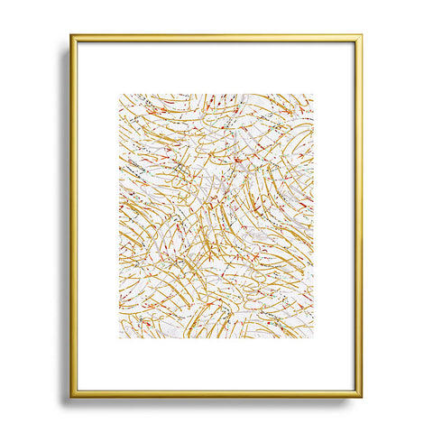 Marta Barragan Camarasa Abstract strokes Metal Framed Art Print