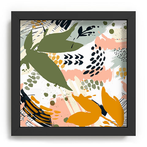 Marta Barragan Camarasa Abstract strokes still life Recessed Framing Square