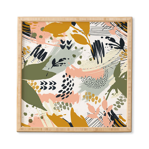 Marta Barragan Camarasa Abstract strokes still life Framed Wall Art