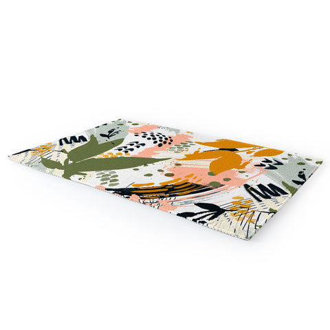 Marta Barragan Camarasa Abstract strokes still life Area Rug