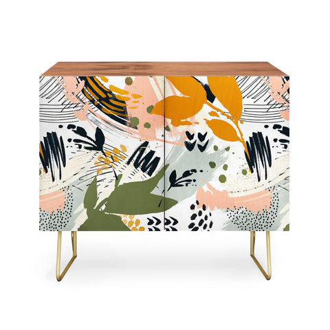 Marta Barragan Camarasa Abstract strokes still life Credenza