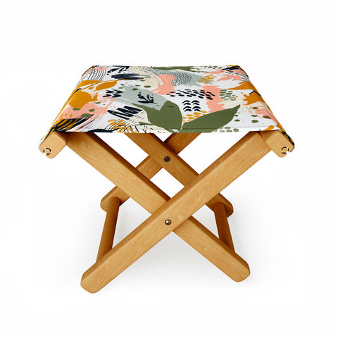 Marta Barragan Camarasa Abstract strokes still life Folding Stool