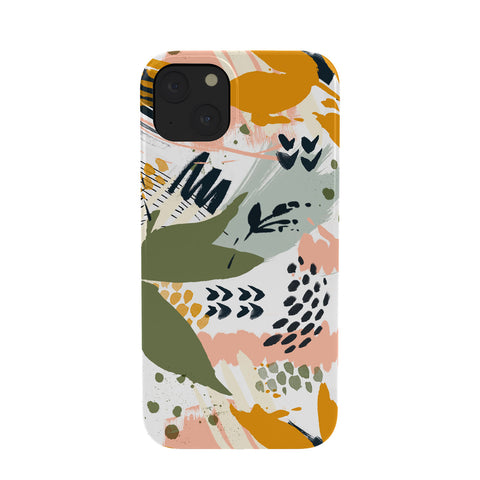 Marta Barragan Camarasa Abstract strokes still life Phone Case