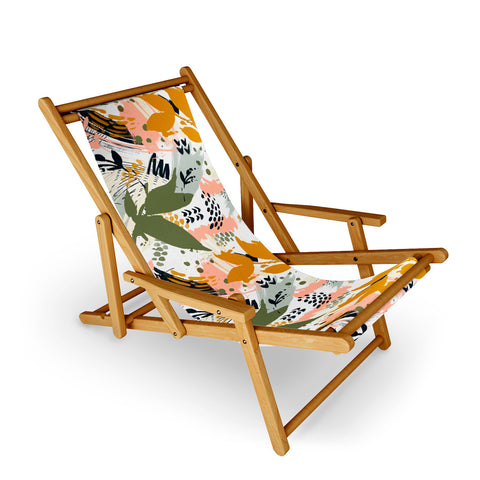 Marta Barragan Camarasa Abstract strokes still life Sling Chair