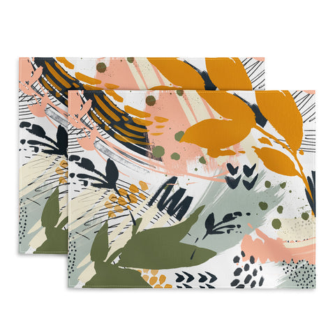Marta Barragan Camarasa Abstract strokes still life Placemat