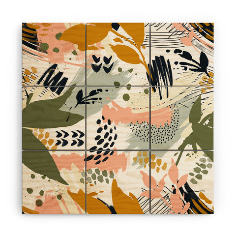 Marta Barragan Camarasa Abstract strokes still life Wood Wall Mural