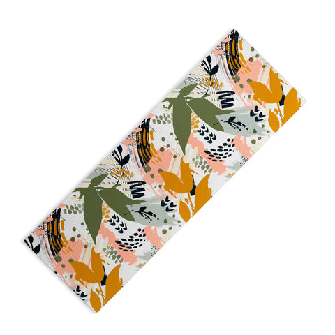 Marta Barragan Camarasa Abstract strokes still life Yoga Mat