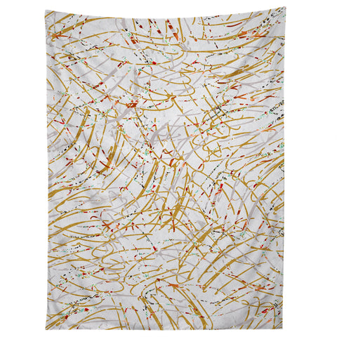 Marta Barragan Camarasa Abstract strokes Tapestry